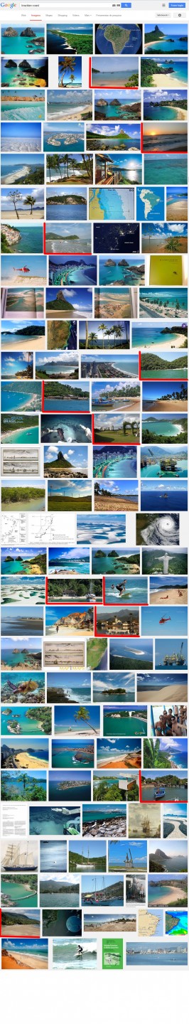 pesquisas no google para fotos (brazilian coast)
